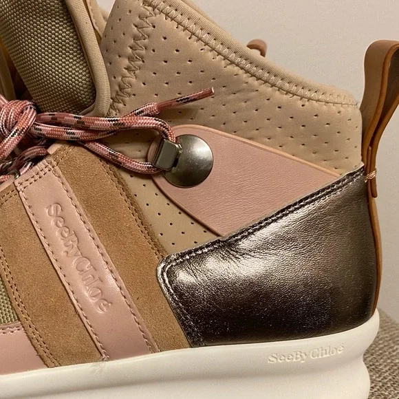🎉🎊HOST PICKS 🎊🎉See By Chloé Casey High Top Platform Hiker Sneakers MSRP$495 - Picture 14 of 16